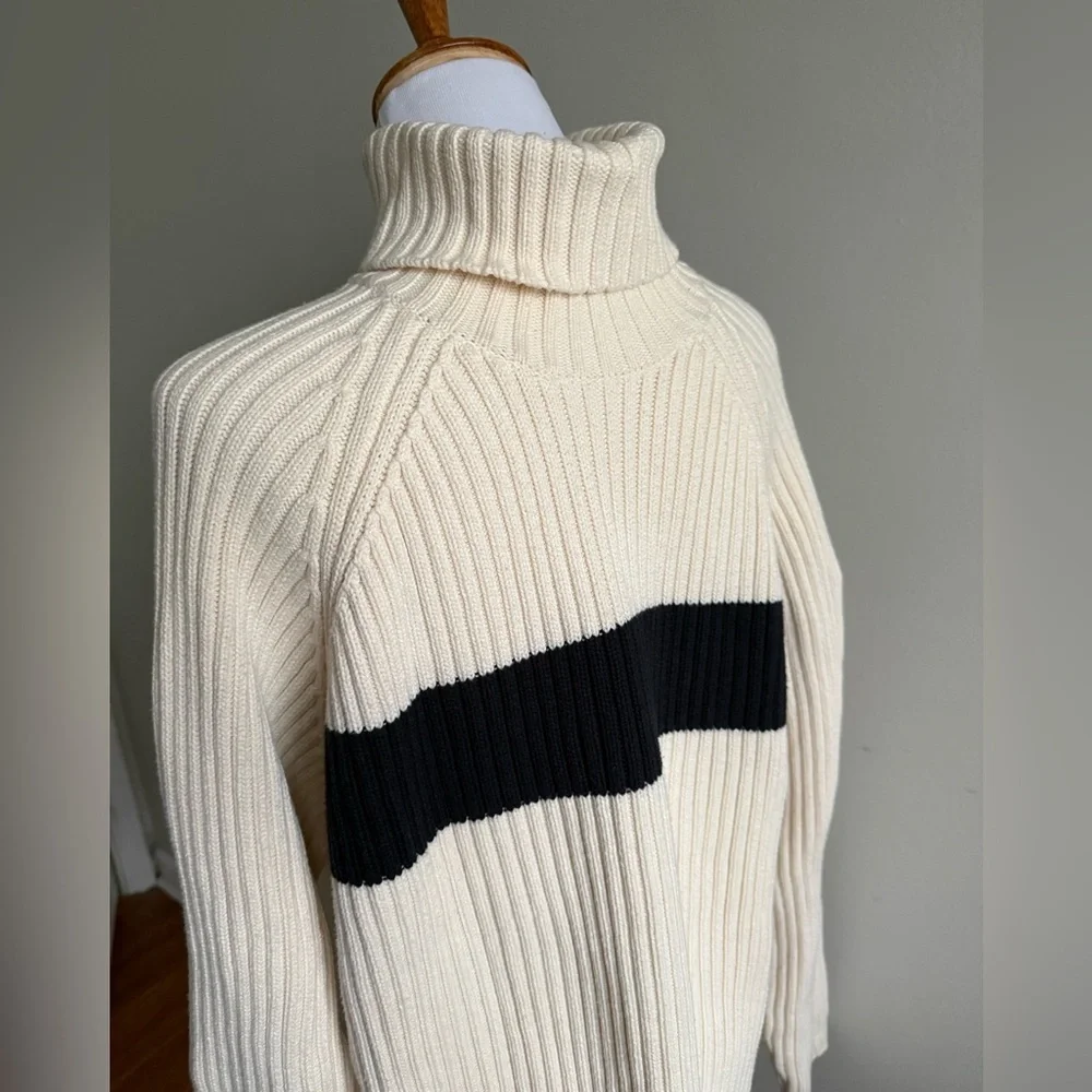 Vintage 90s Ralph Lauren Polo Jeans Co Ribbed Turtleneck Rugby Sweater Men’s XL
